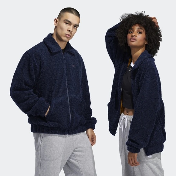 Adidas FLEECE TRACK TOP (GENDER NEUTRAL) - Picture 2 of 3